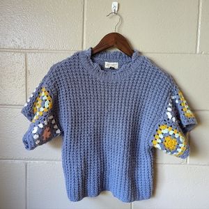 Lavender Crochet Top